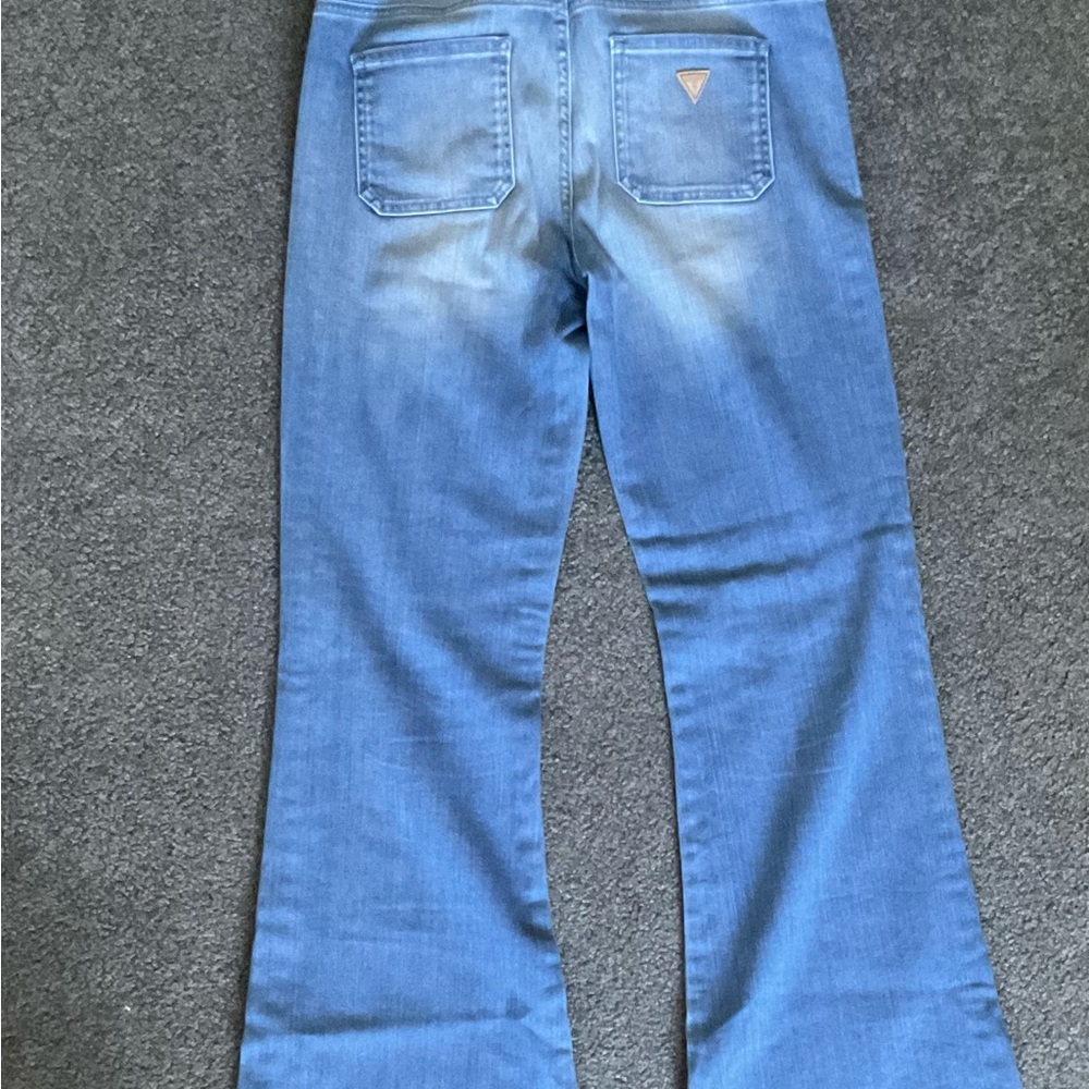 FLARE STRETCH - GUESS BRAIDED WAIST 70’s STRETCH Flares🔥 - Picture 2 of 13